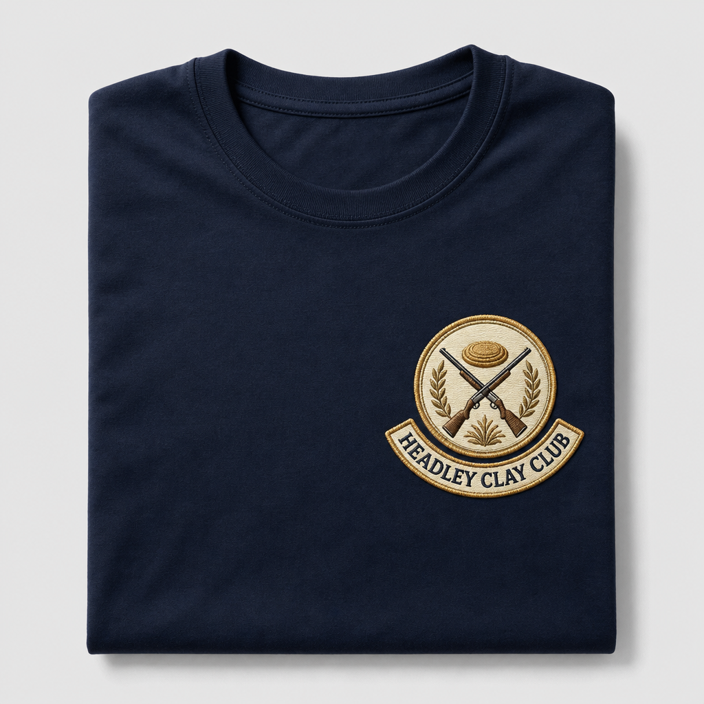 Clay Club Custom Tee example mockup